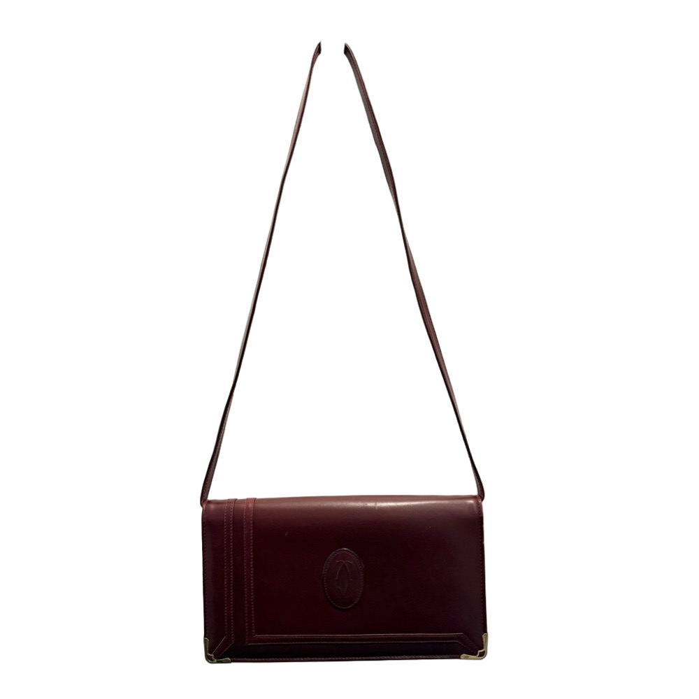 Cartier Burgundy Crossbody Bag - Picture 2 of 9
